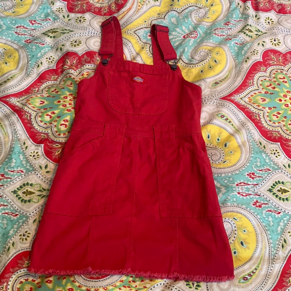 Dickies mini skirt coveralls